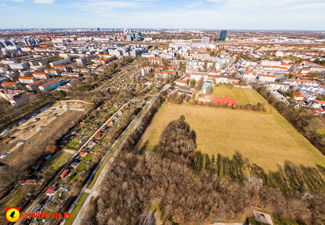 20.02.2023 - der Hachinger Bach zwischen Berg am Laim und Neuperlach